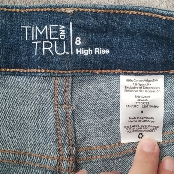 High Rise Jean Shorts - Picture 3 of 3